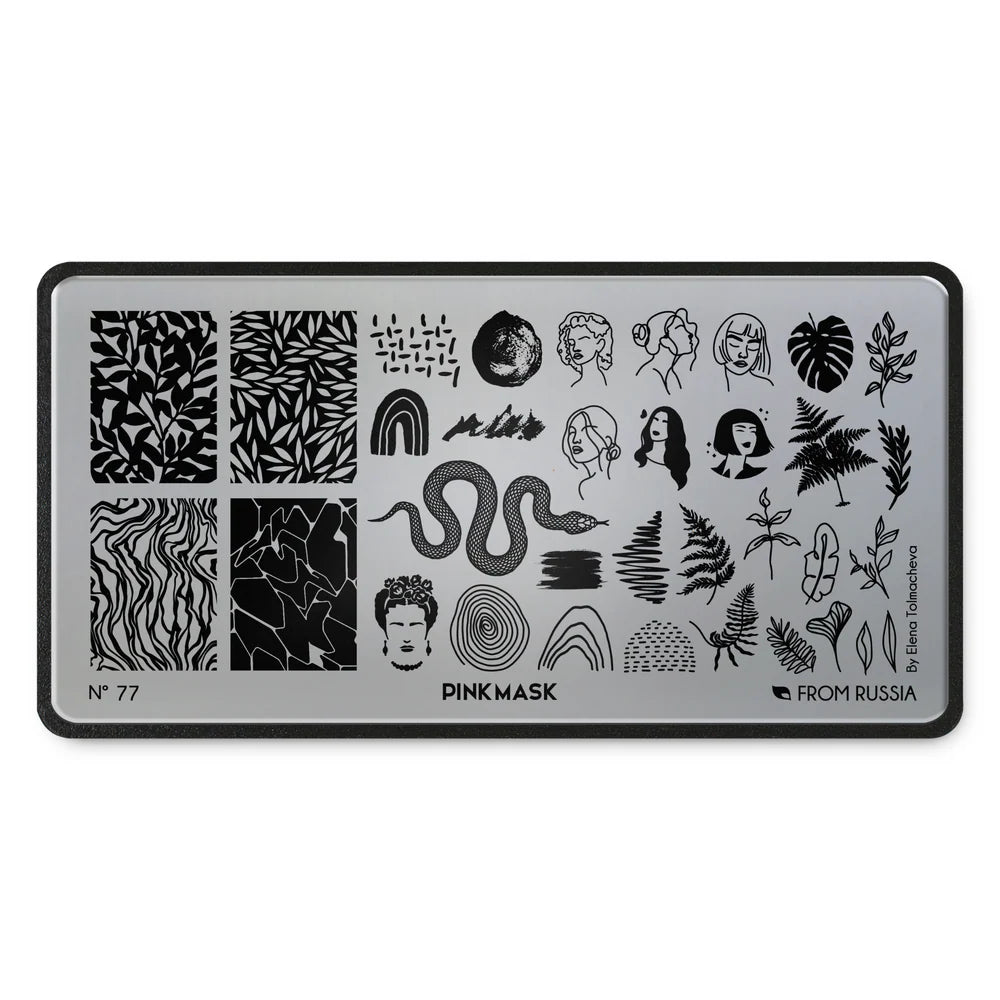 Placa de Stamping From Russia by Elena #77