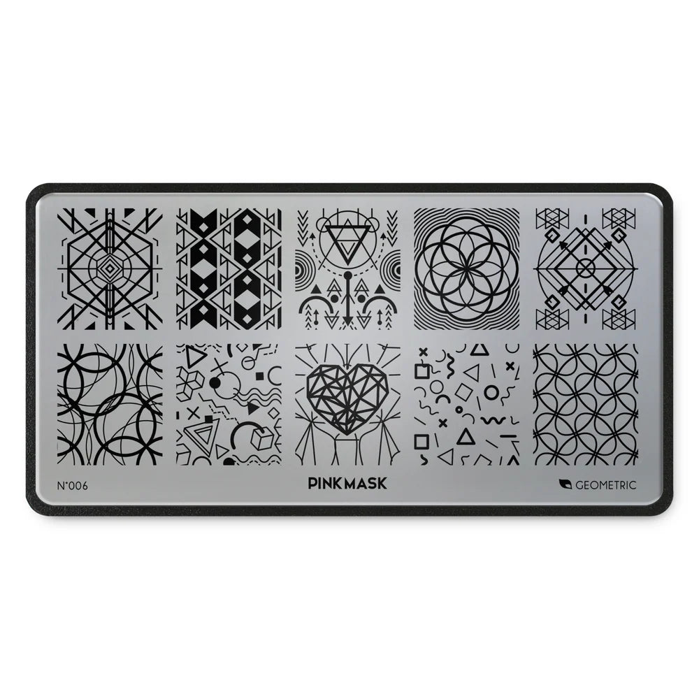 Placa de Stamping Geometric #6