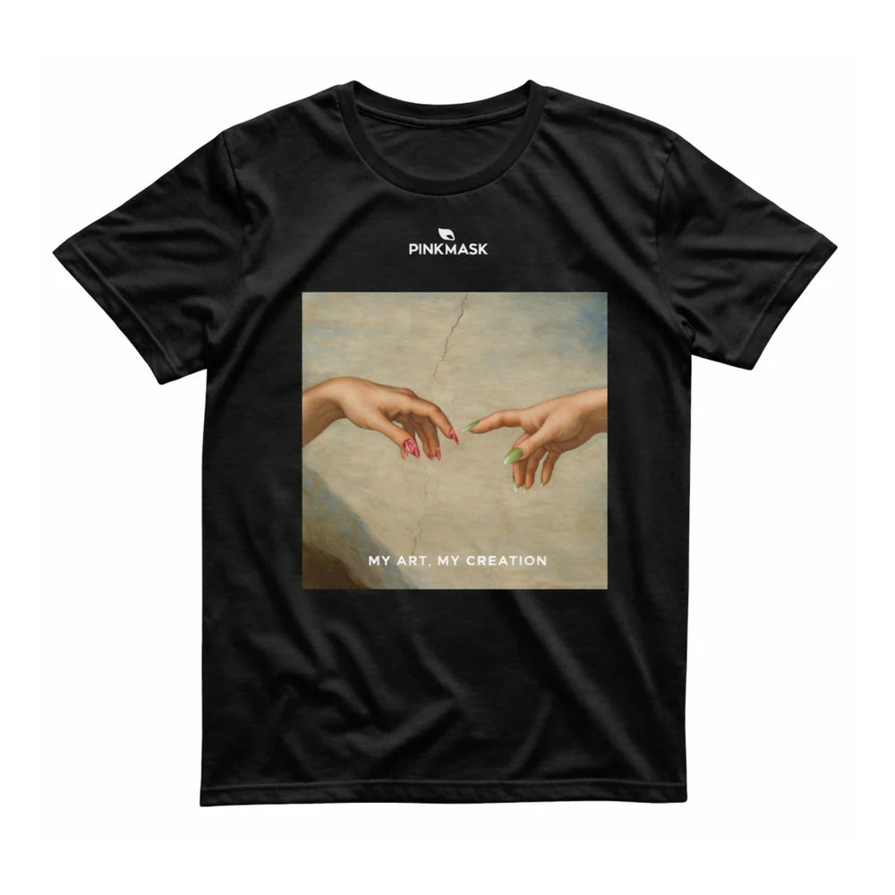 Remera Negra Creation - Talle M