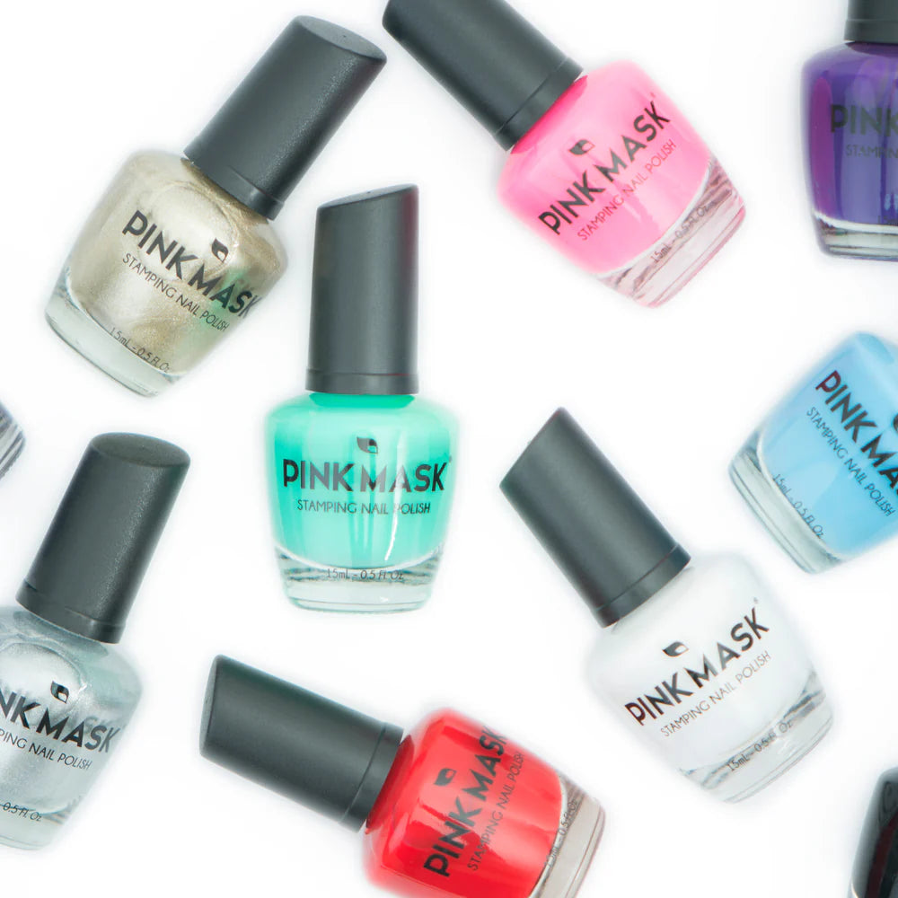 Esmalte Para Stamping Pink Mask - Plateado