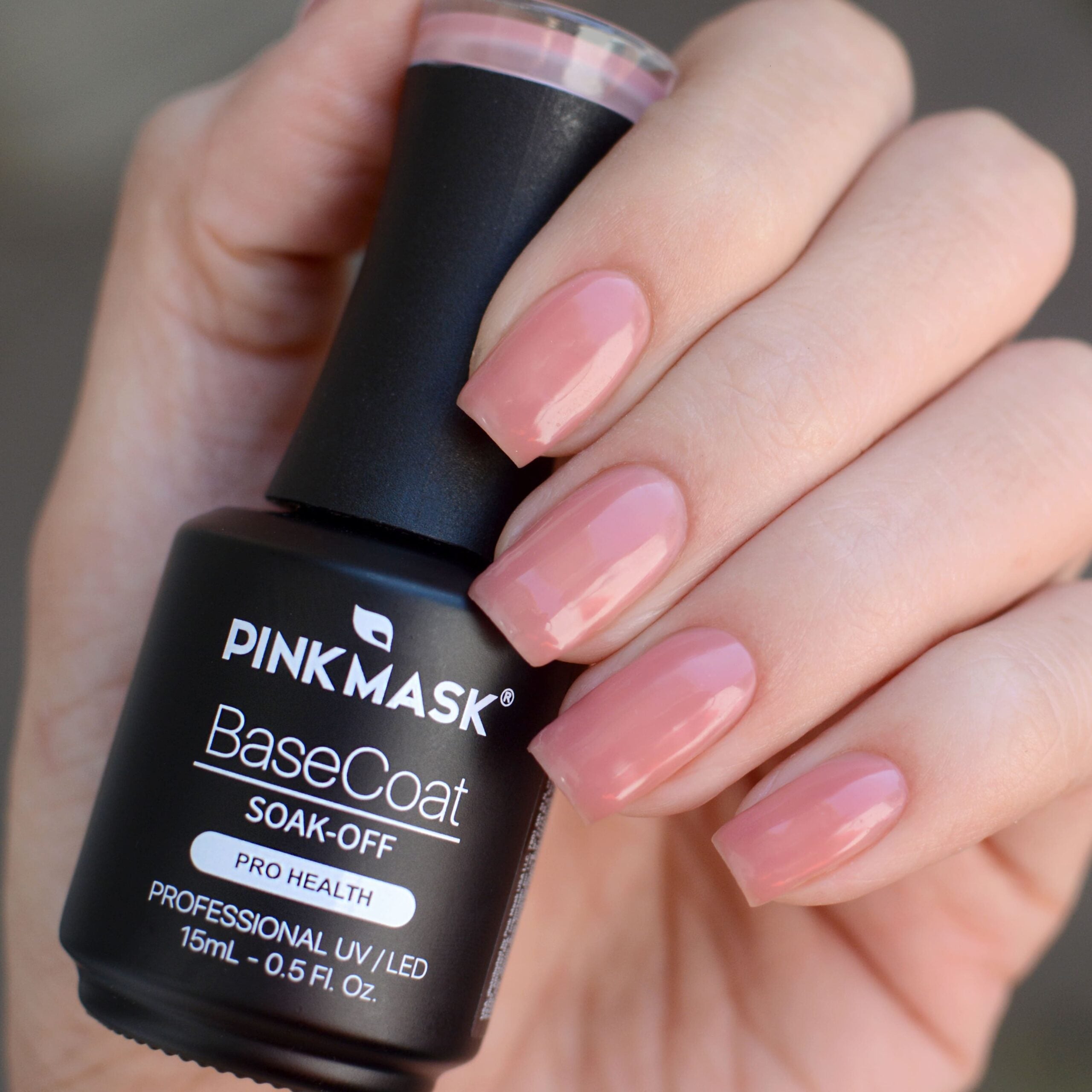 Gel Color - Rubber Base Coat - Charm Pink