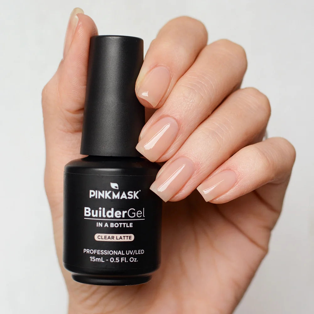 Builder Gel in a Bottle - Clear Latte