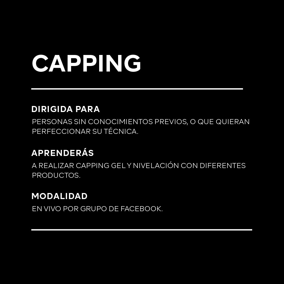 Curso Capping By Gisella Sosa