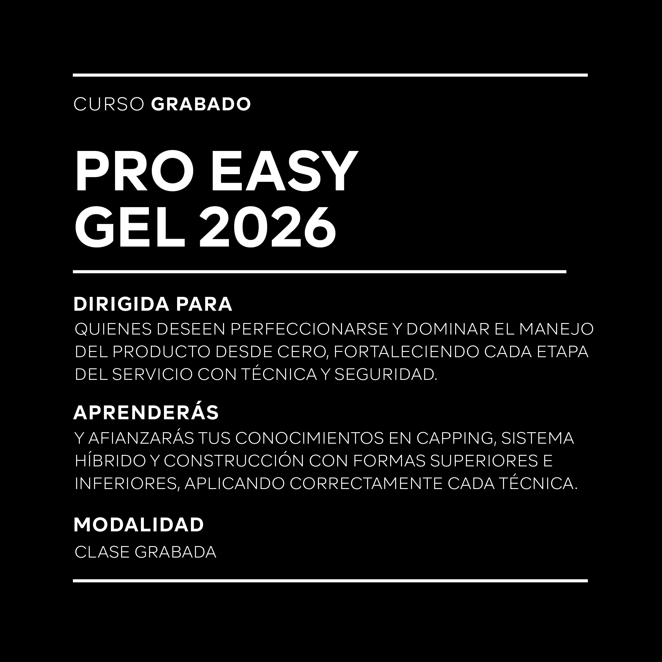 Pro Easy Gel 2026 by Sole Azcurra