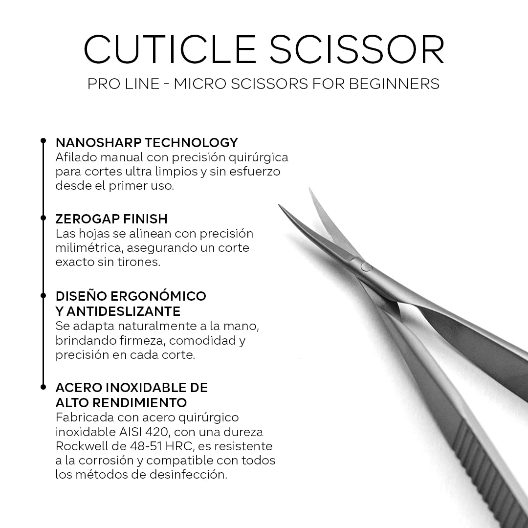 Cuticle Scissor - Pro Line - Micro Scissors For Beginners - CSC-006