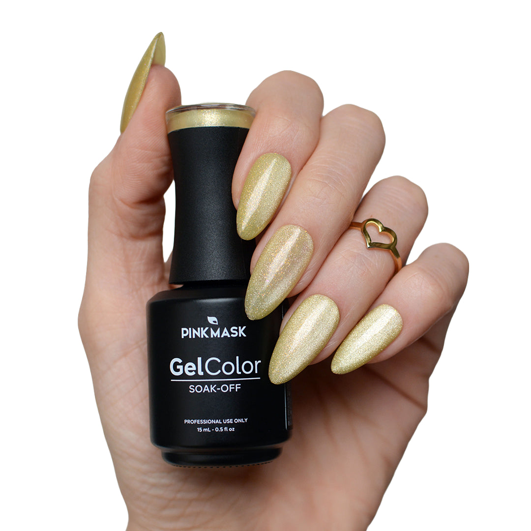 Gel Color - Champagne Pearl - Col. Pastel Cat Eye