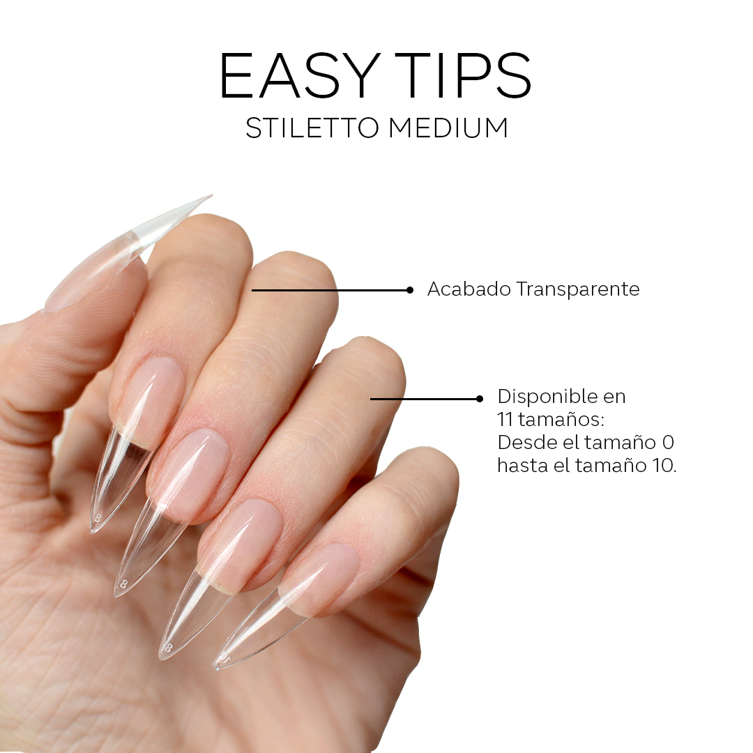 Easy Tip - Stiletto Medium - Size 5 Refill