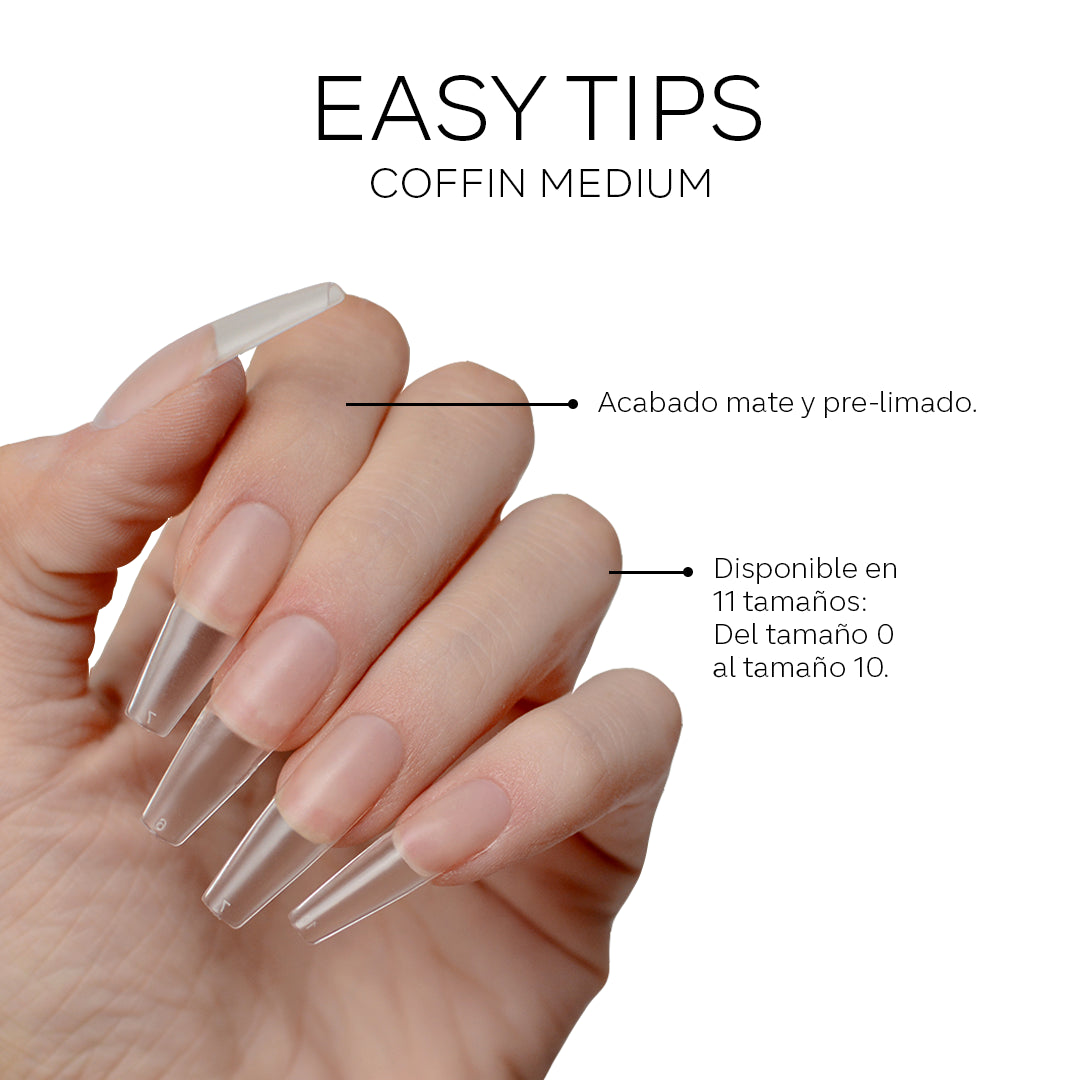 Easy Tip - Coffin Medium - Size 4 Refill