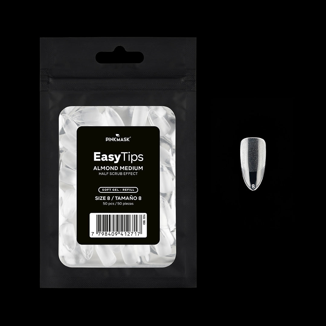 Easy Tip - Almond Medium - Size 8 Refill