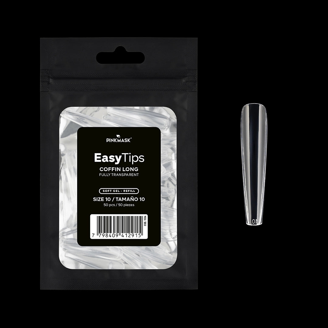 Easy Tip - Coffin Long - Size 10 Refill