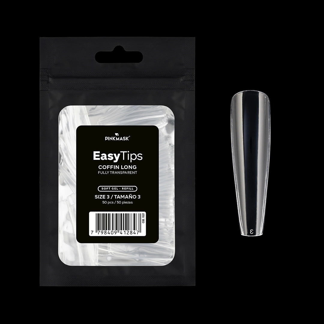 Easy Tip - Coffin Long - Size 3 Refill