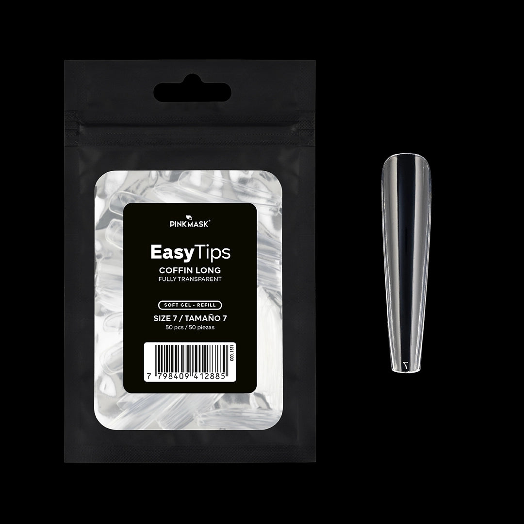 Easy Tip - Coffin Long - Size 7 Refill