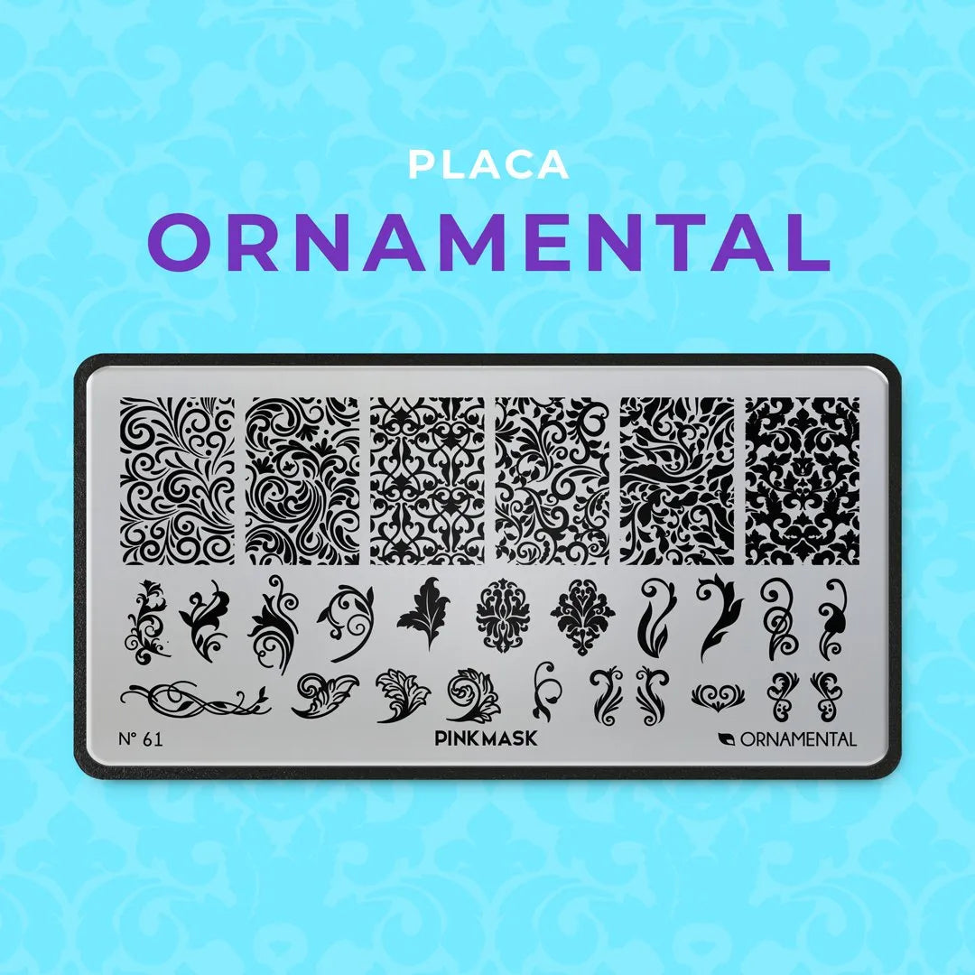 Placa de Stamping Ornamental #61