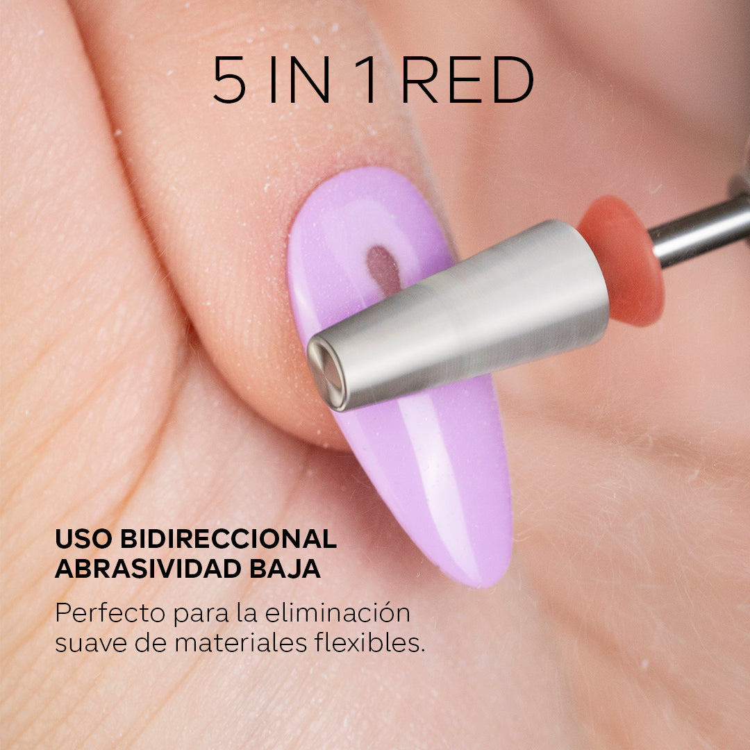 Carbide Bit - 5-In-1 Cross Cut Bit - Red (2 way)