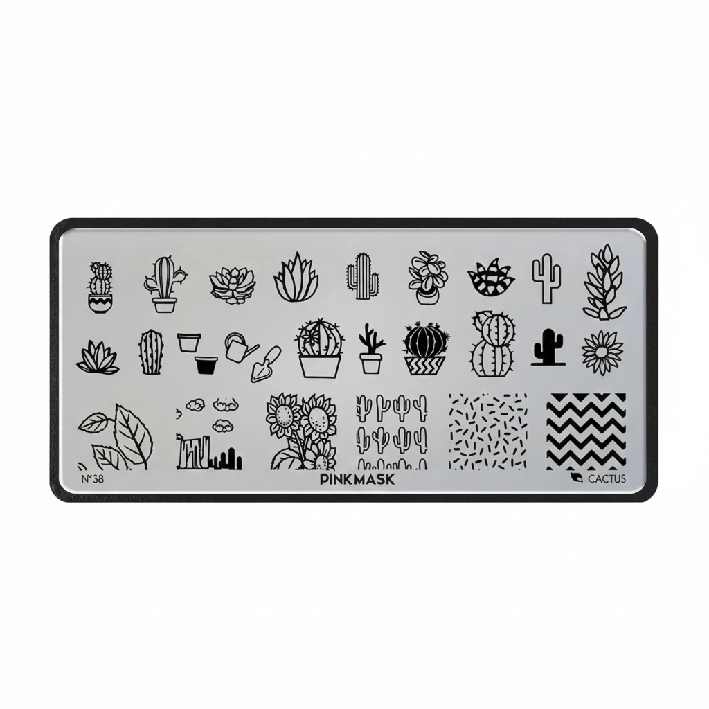 Placa de Stamping Cactus #38