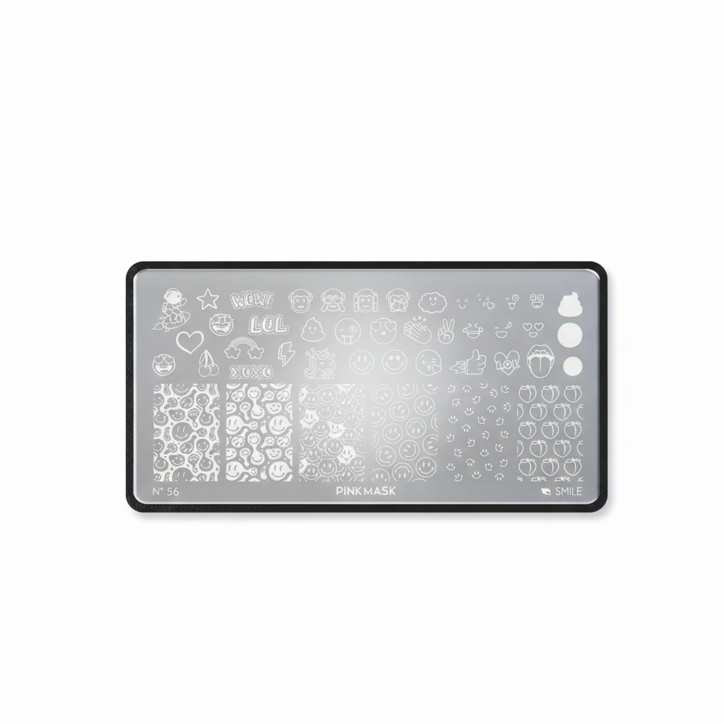 Placa de Stamping Smile #56