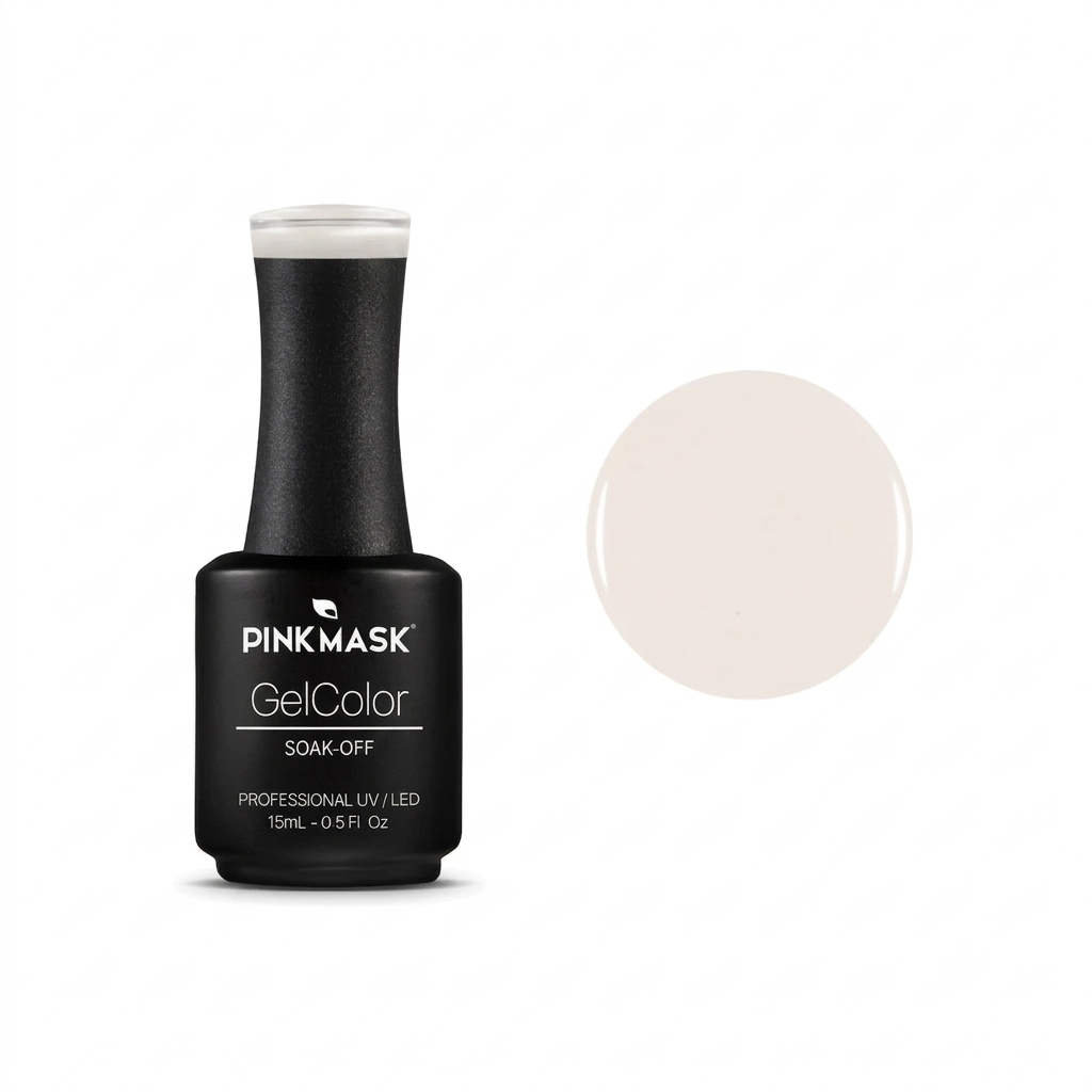 Gel de color Nora de Mi Tienda, muestra un frasco de esmalte de uñas en tonos vibrantes y brillantes, ideal para manicuras creativas.
