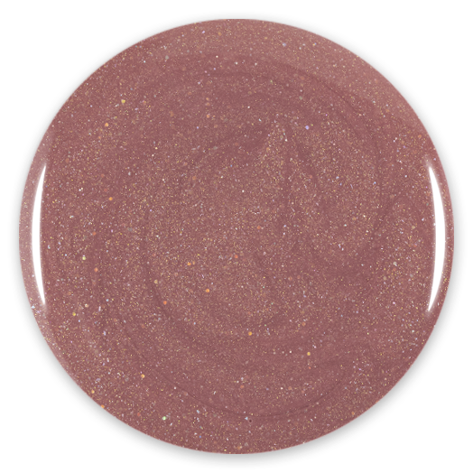 Gel Color - Rubber Base Coat - Sparkly pink