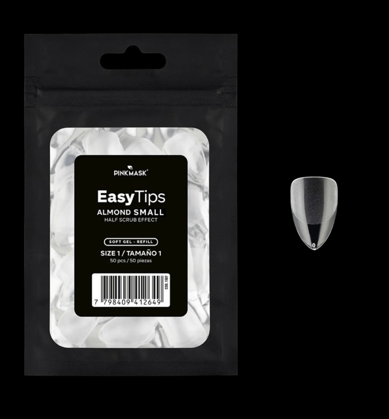 Easy Tip - Almond Small - Size 1 Refill