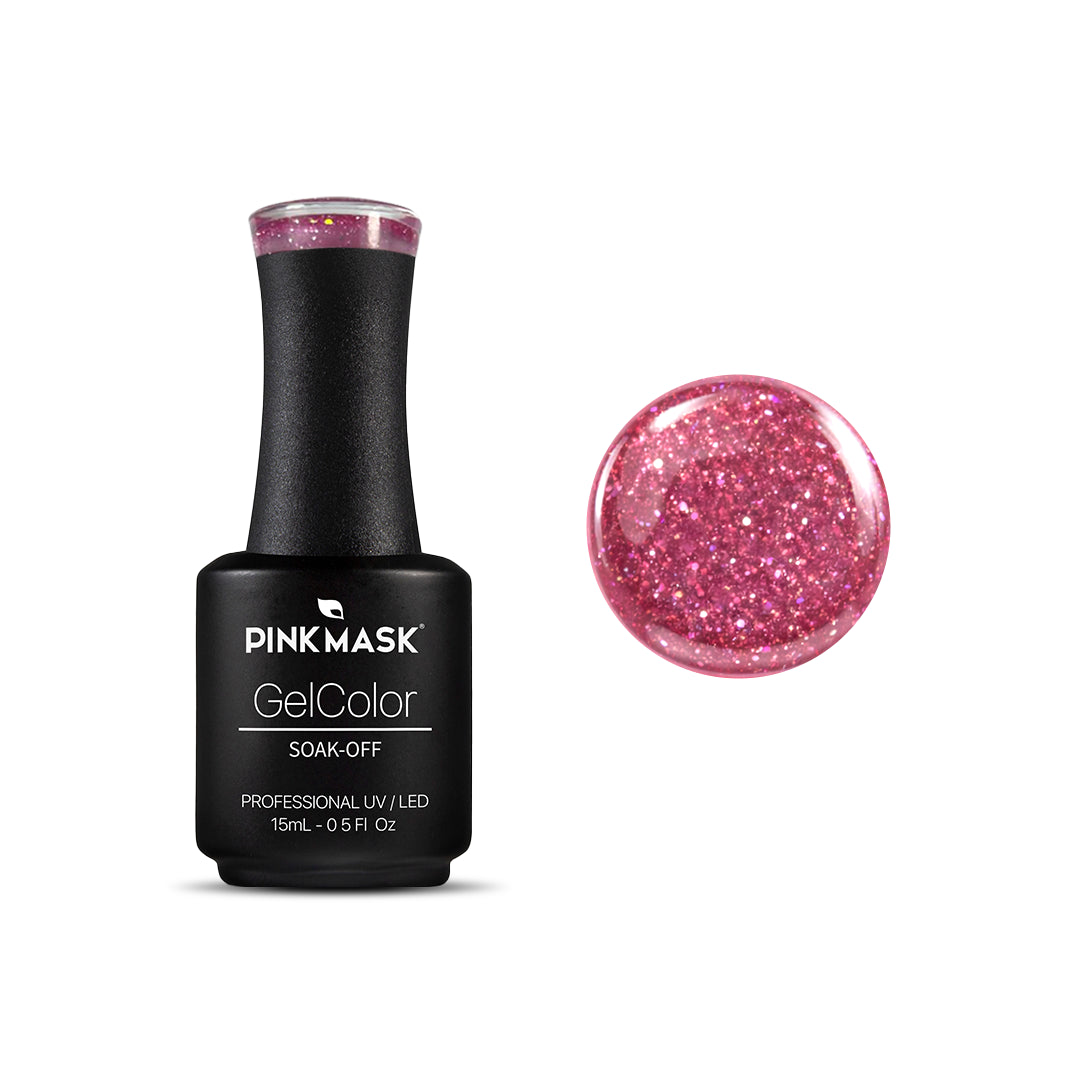 Gel Color - Color Base Coat - Raspberry - Col. Reflective Jelly