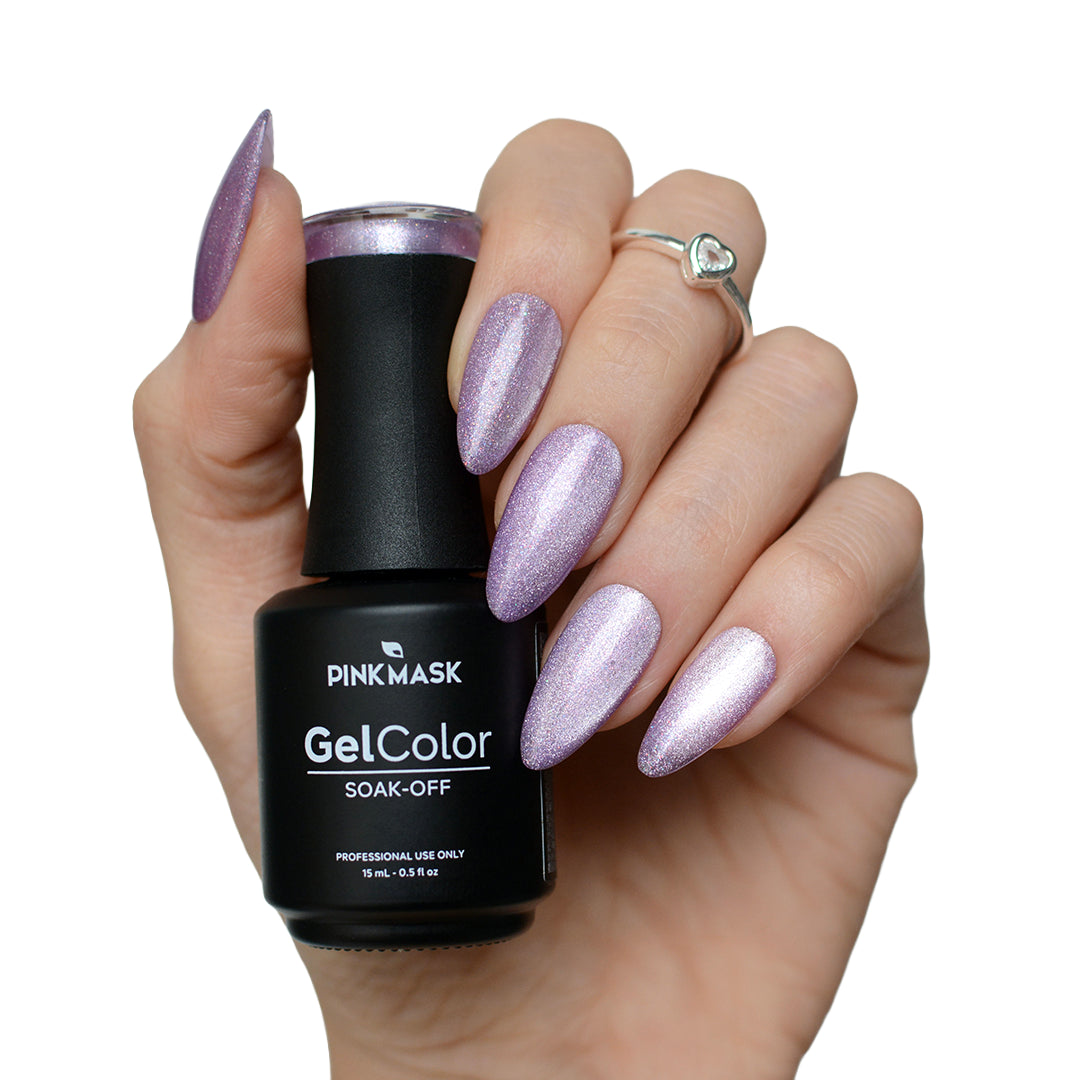 Gel Color - Lavender Halo - Col. Pastel Cat Eye