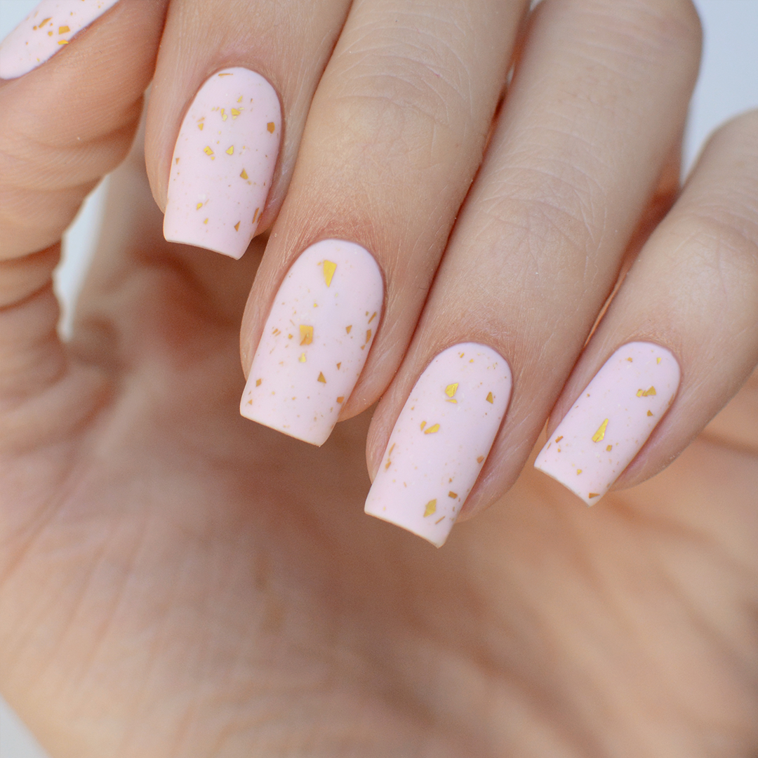 Gel Color - Top GOLD DIAMOND MATTE #1