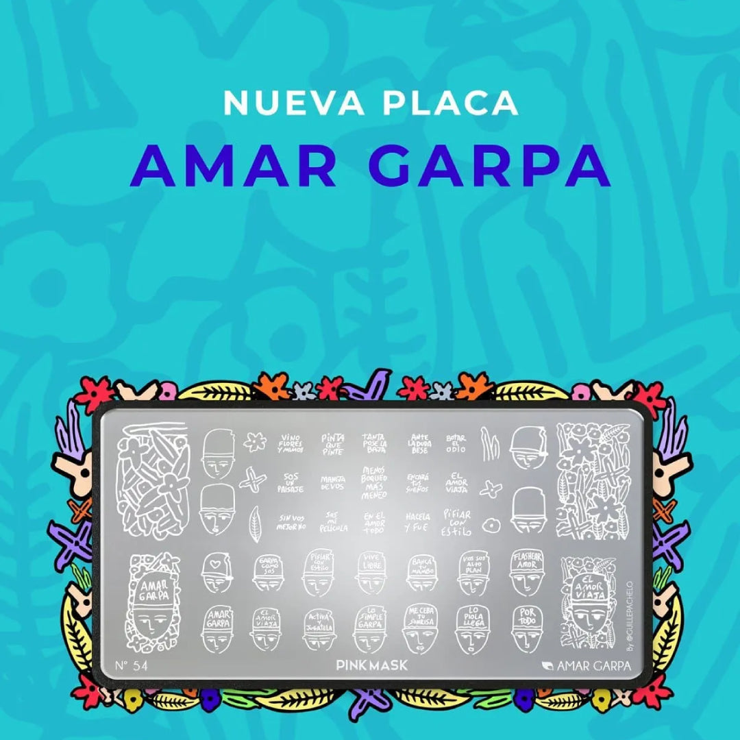 Placa de Stamping Amar Garpa (by Guille Pachelo) #54