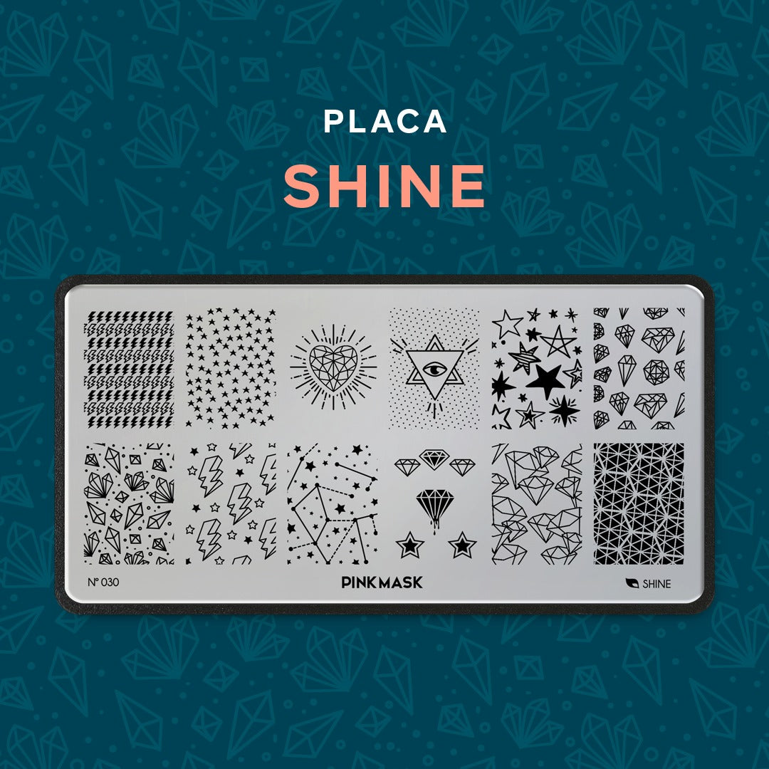 Placa de Stamping Shine #30