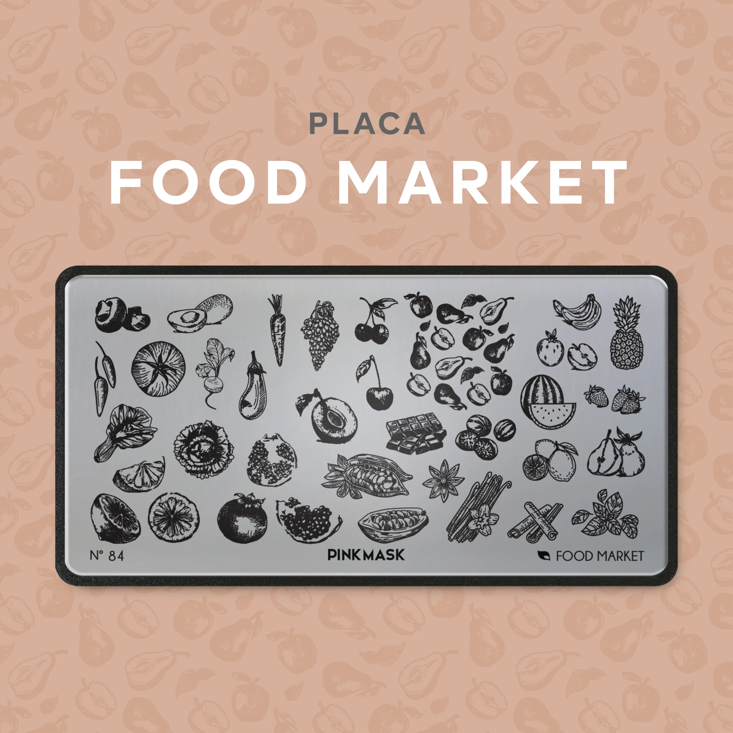 Placa de Stamping Food Market #84
