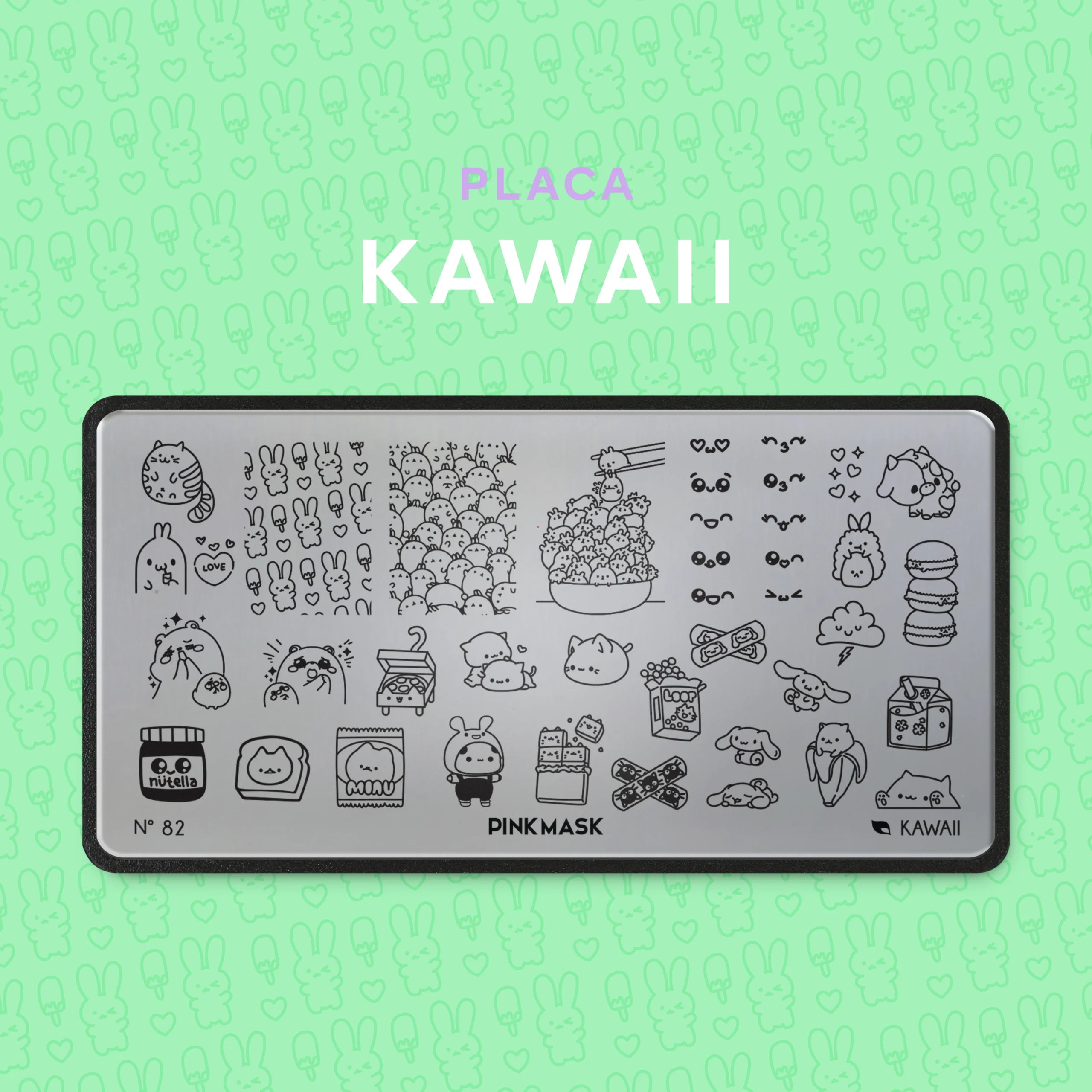 Placa de Stamping Kawaii #82