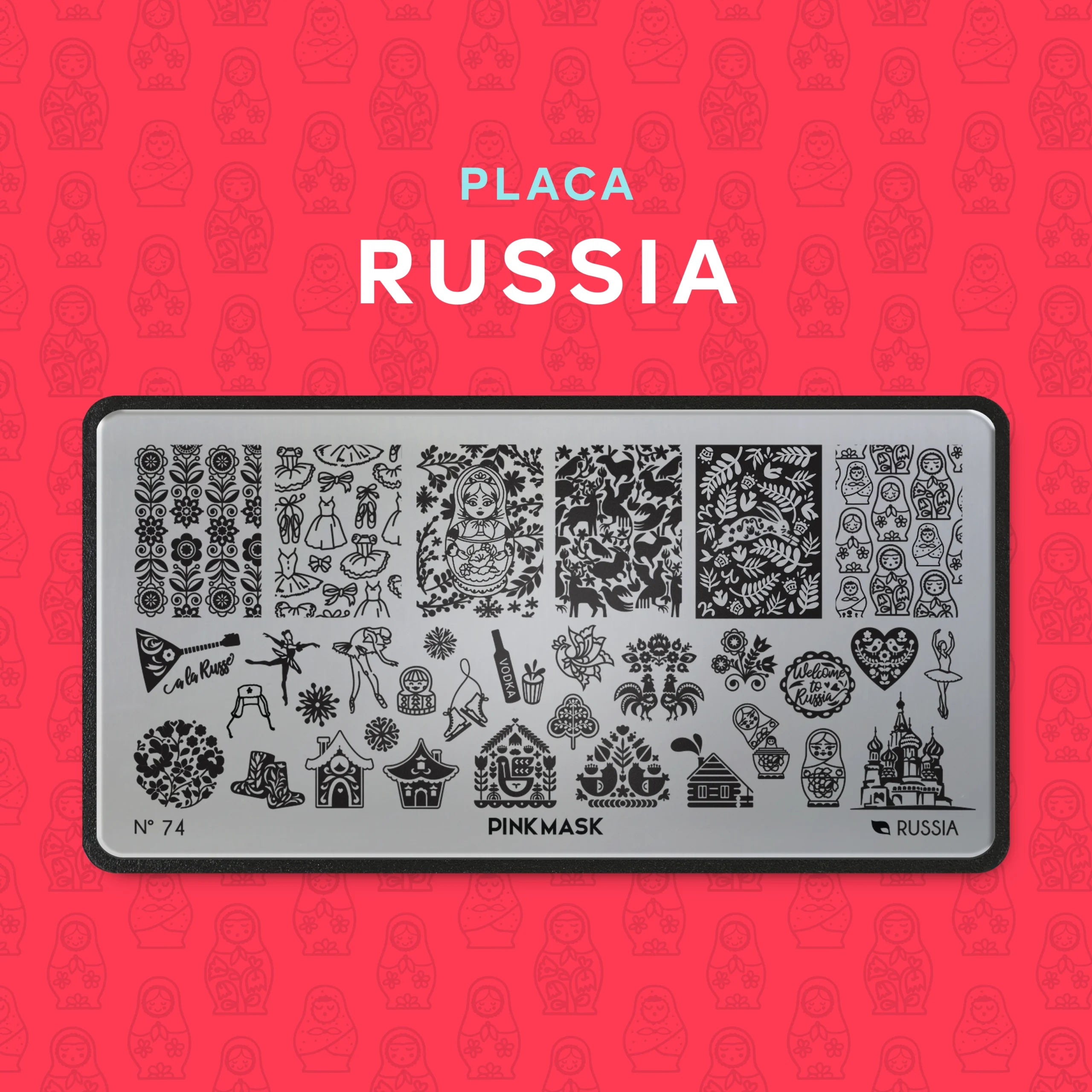 Placa de Stamping Russia #74
