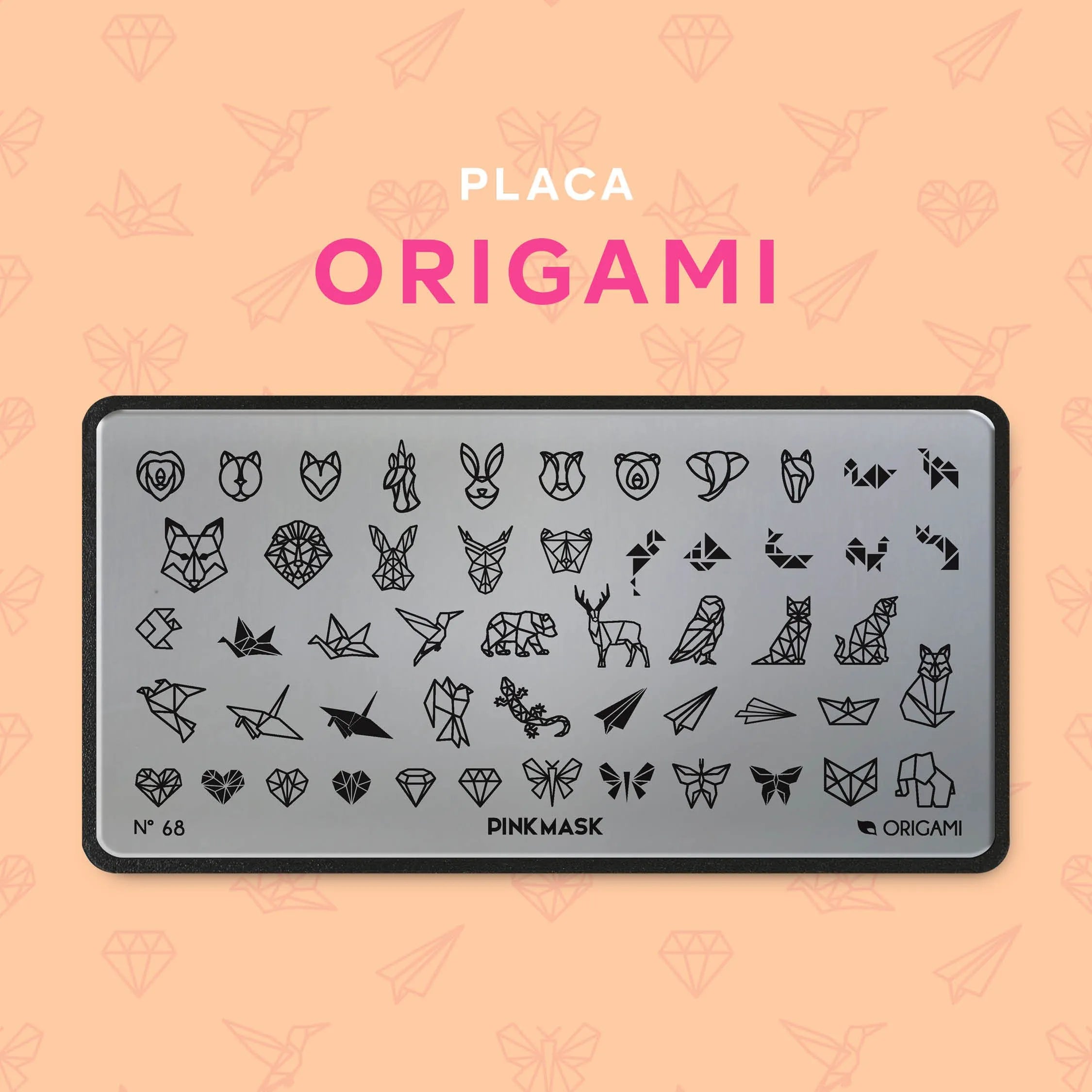 Placa de Stamping Origami #68