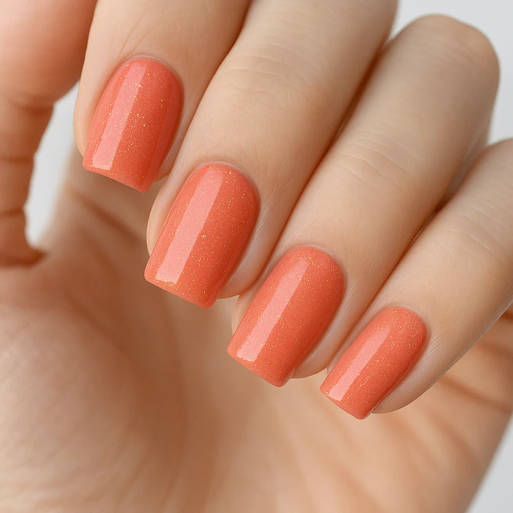 Gel Color - Rubber Base Coat - Sparkly Crush