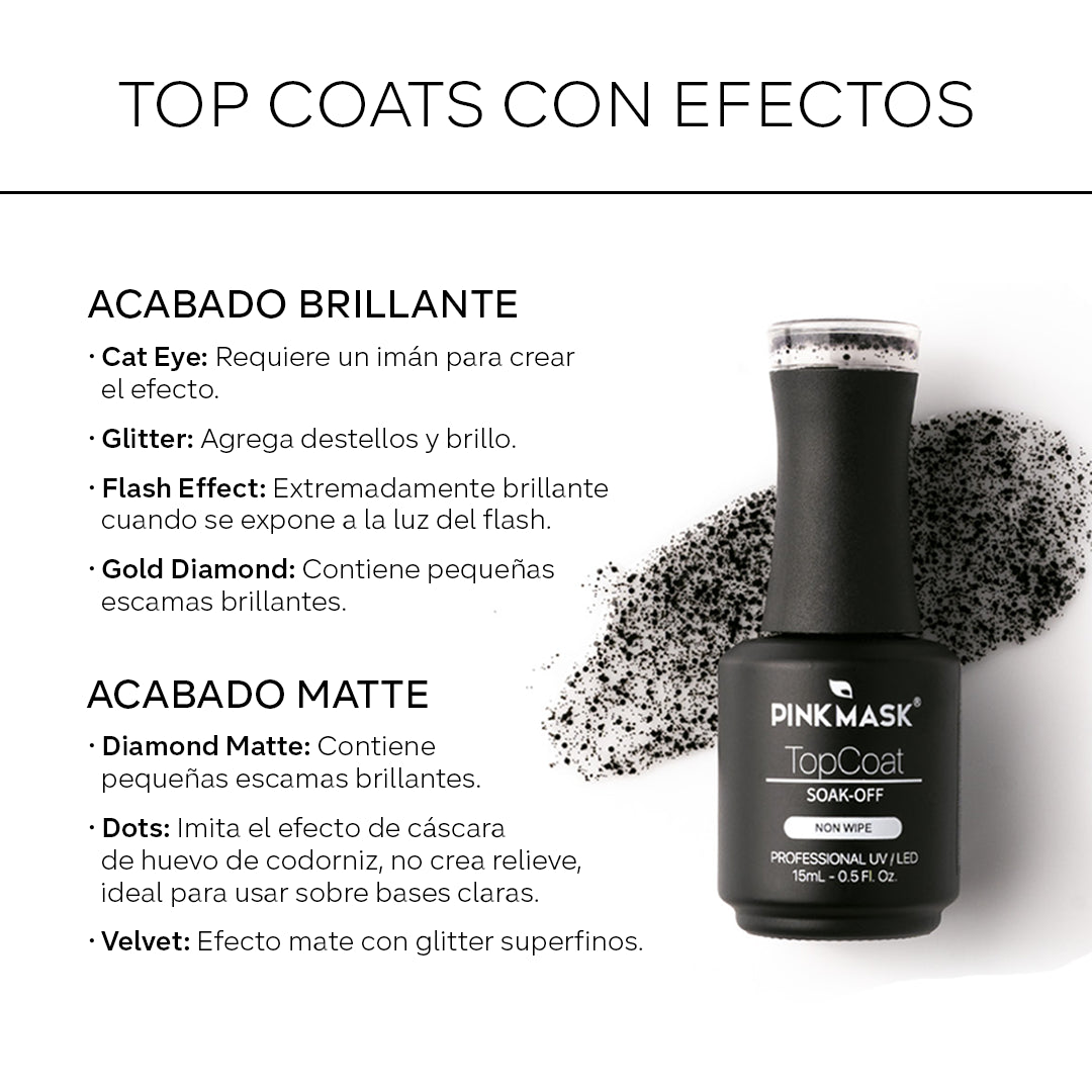 Gel Color - Top Gold Diamond Matte #2