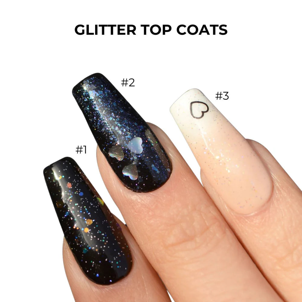 Gel Color - Glitter Top Coat #1