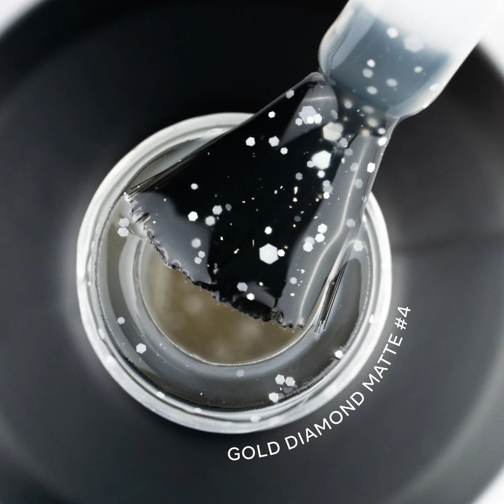 Gel Color - Top Gold Diamond Matte #4