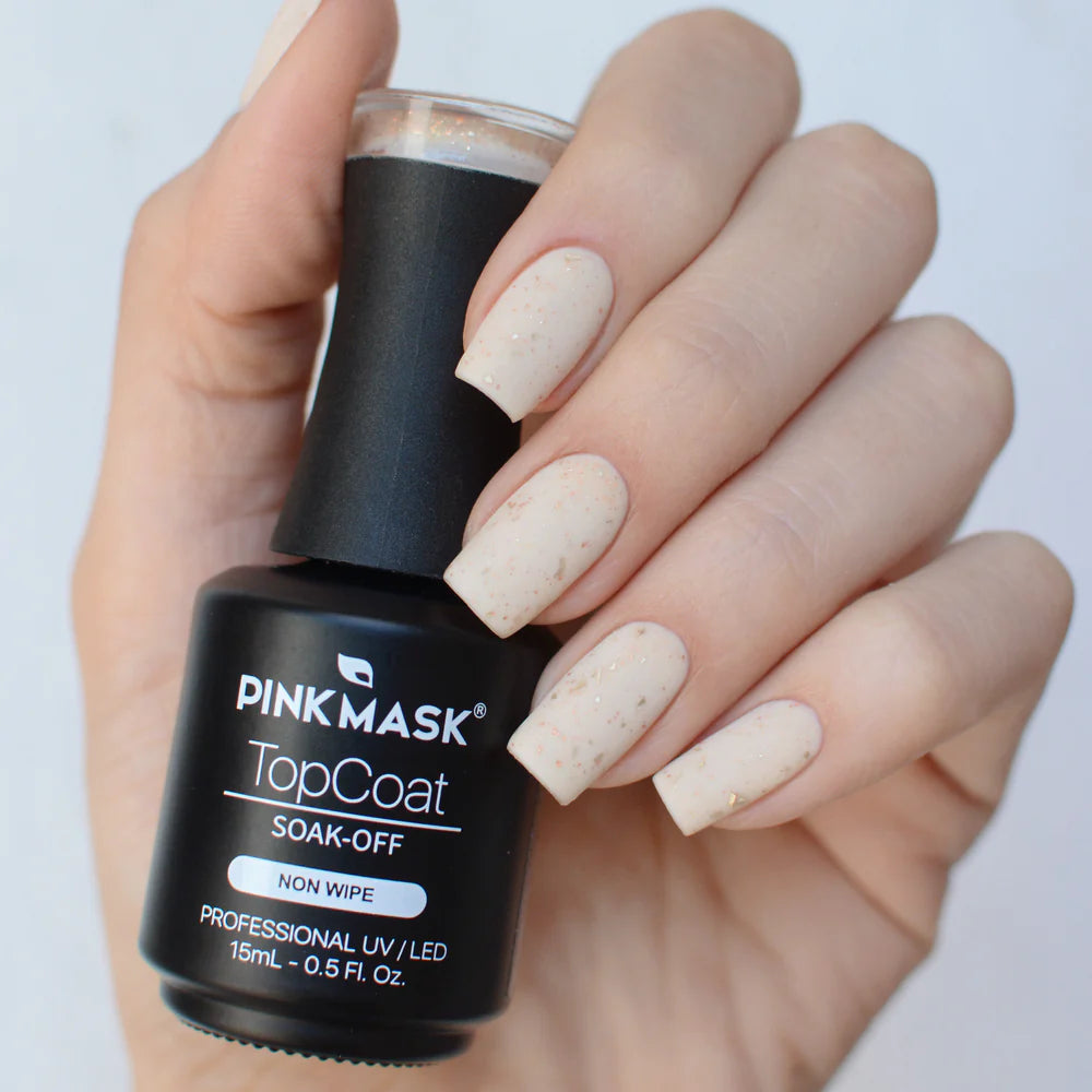 Gel Color - Top Gold Diamond Matte #2