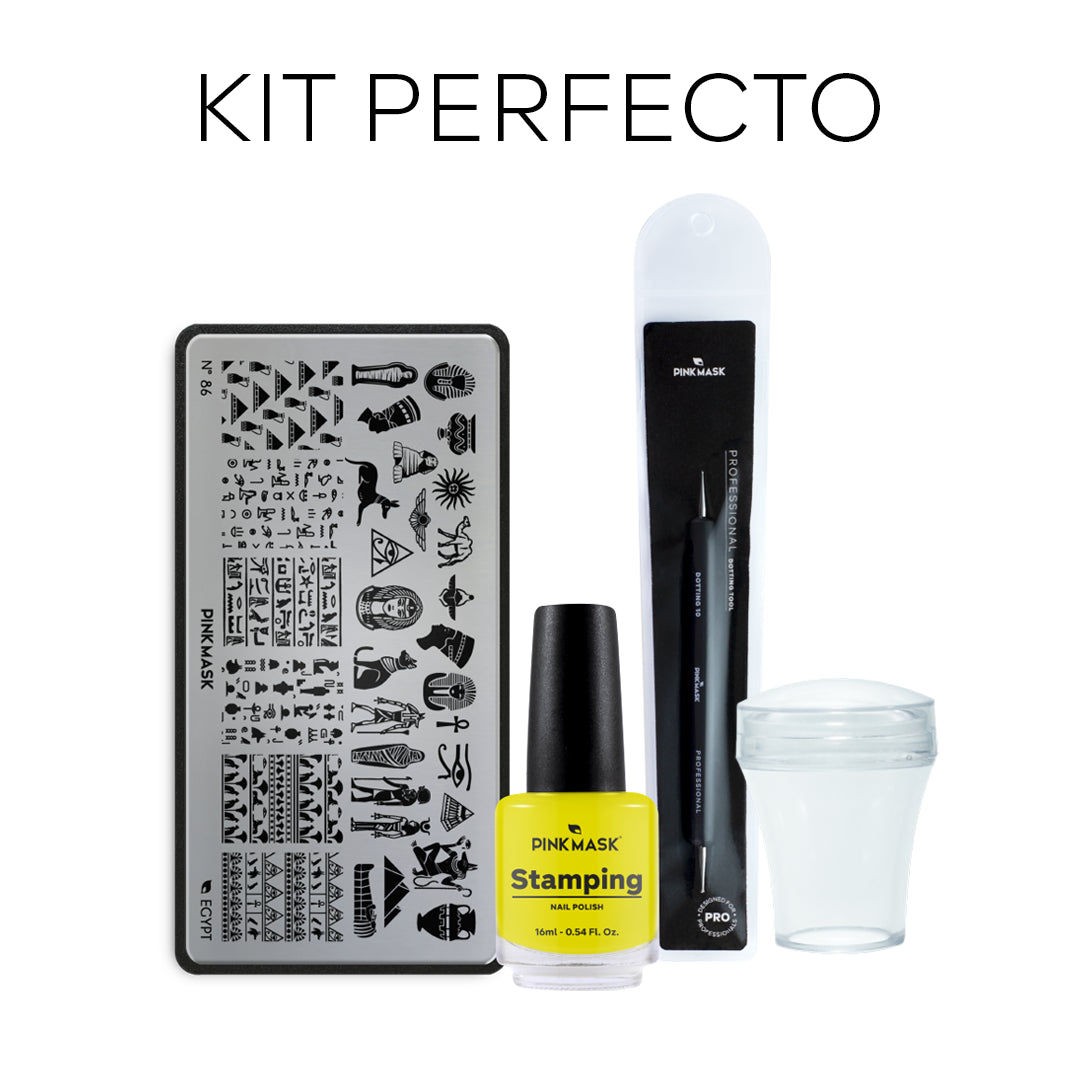 Esmalte Para Stamping Pink Mask - Plateado