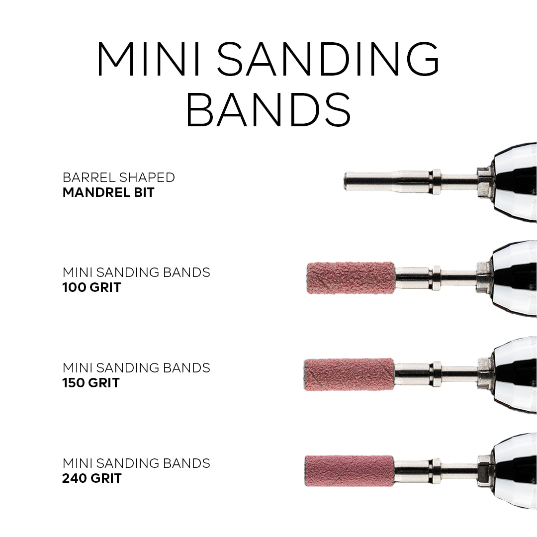 Mini Sanding Band - 100 Grit - Pink
