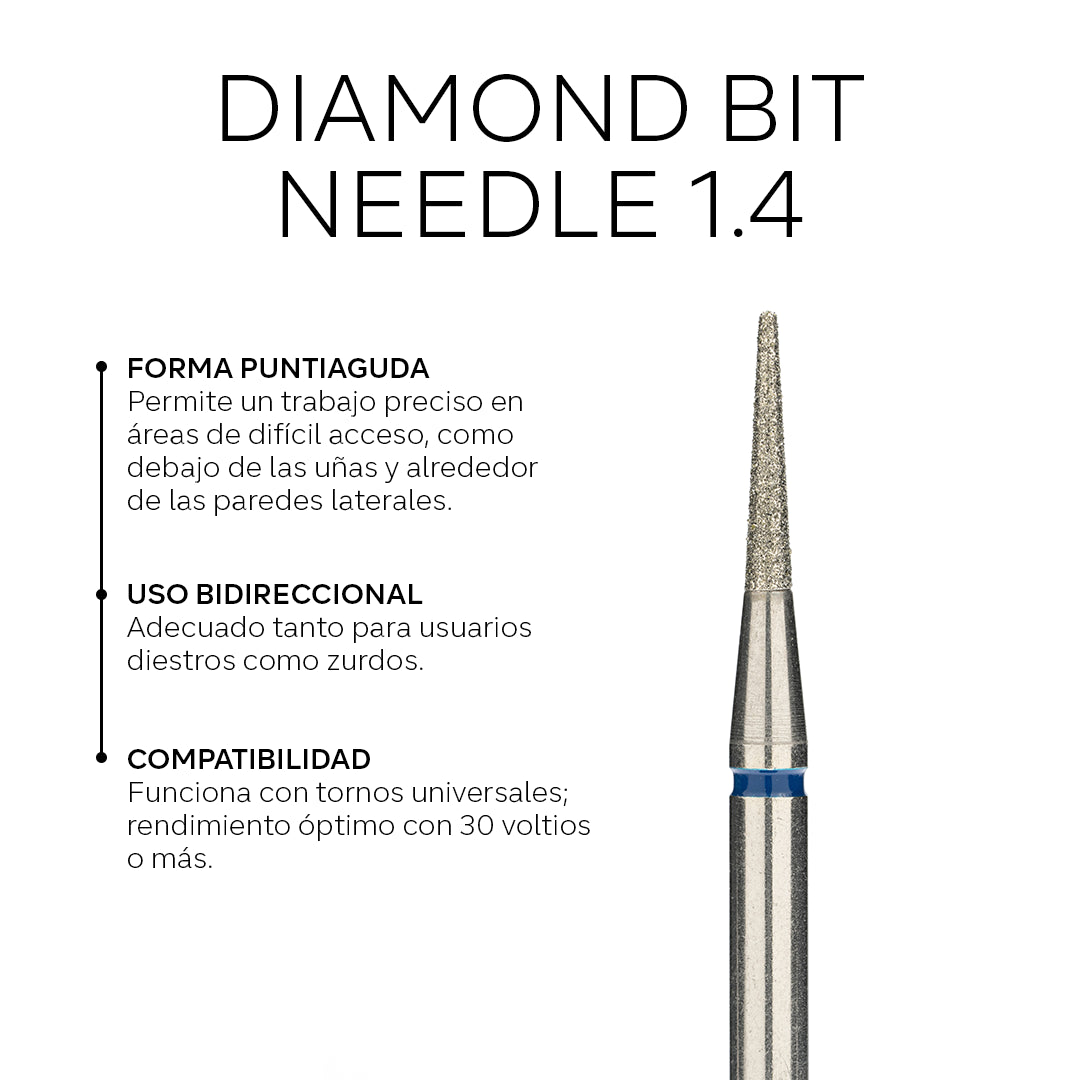 Diamond Bit-Needle-1.4*8.0-Red