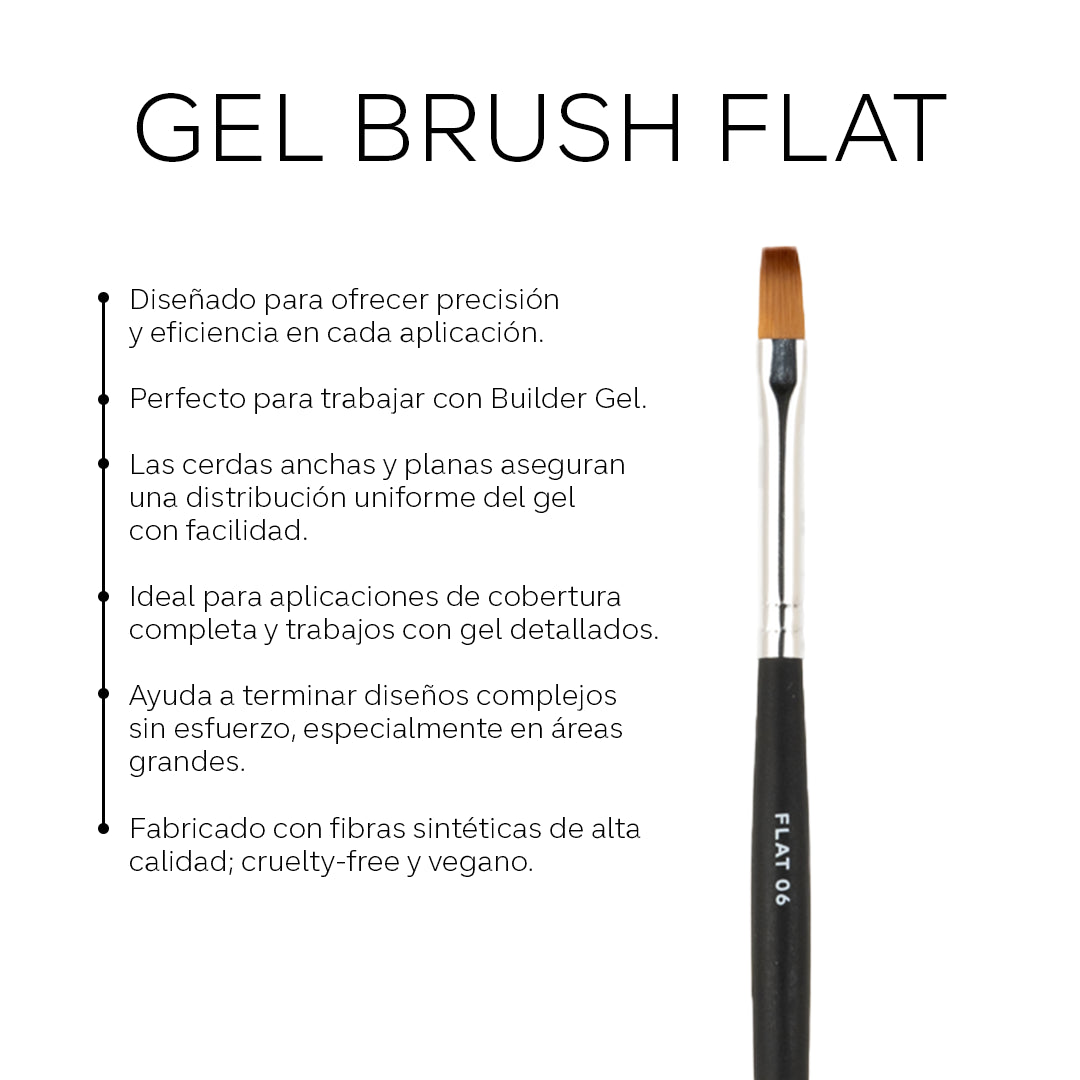 Gel Brush Flat 08