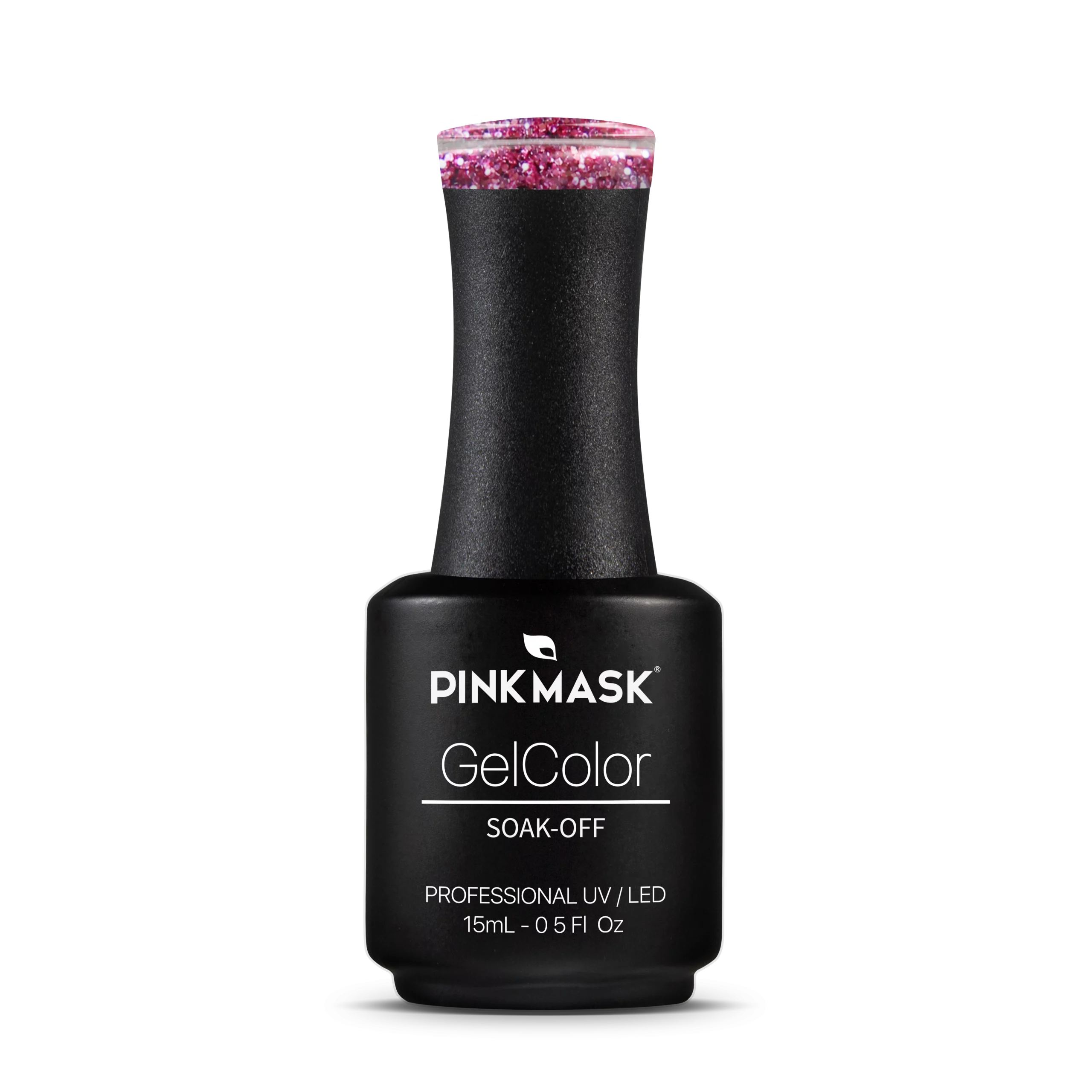 Gel de color Katy de Mi tienda, muestra un frasco con gel de tonos vibrantes para uñas.