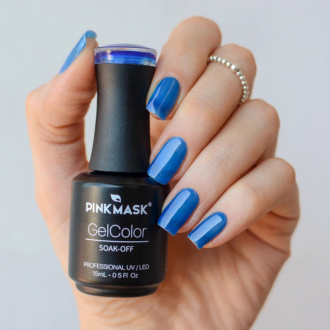 Gel de color Nicole de Mi tienda, frasco de esmalte en tonos vibrantes para uñas, con acabado brillante y duradero.