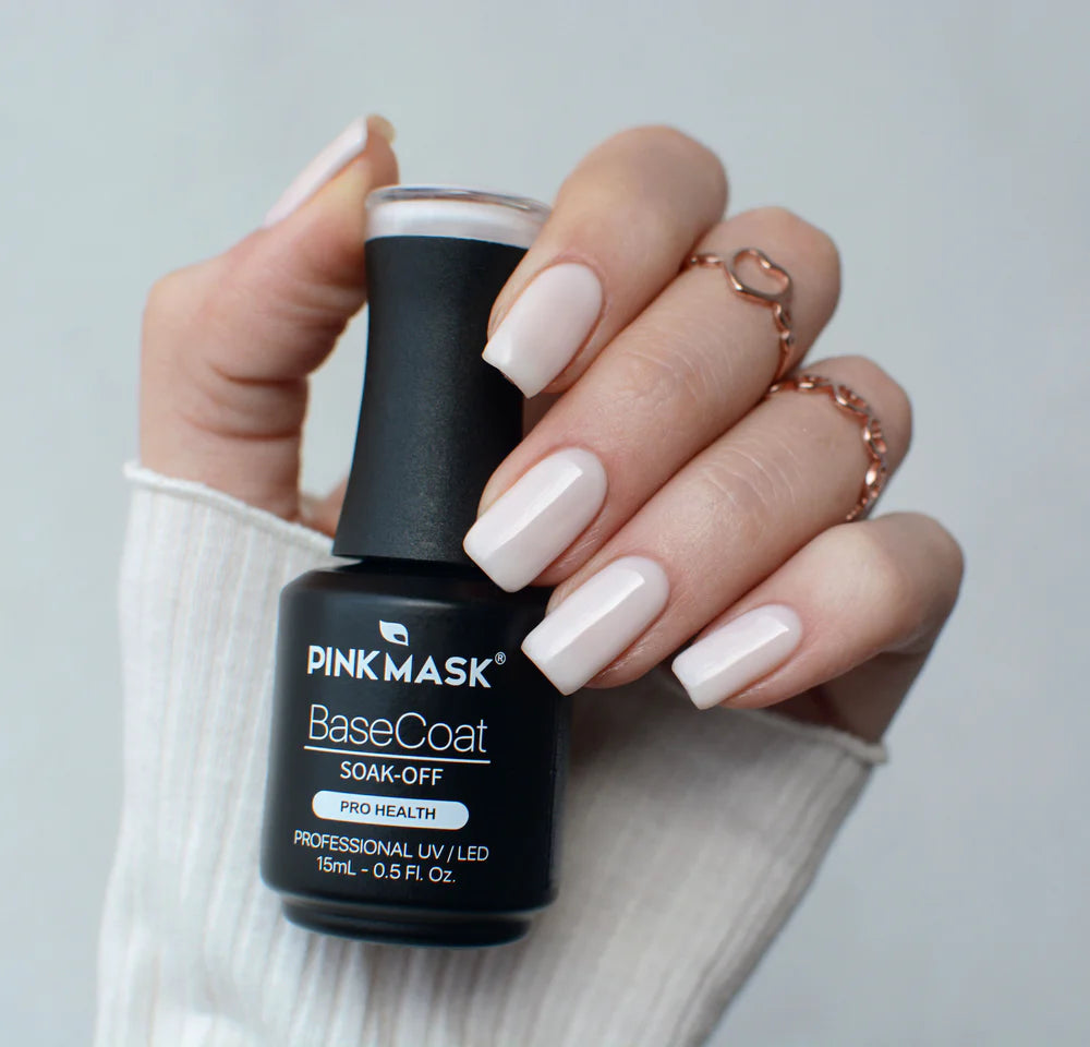 Gel Color - Rubber Base Coat - Light Ivory