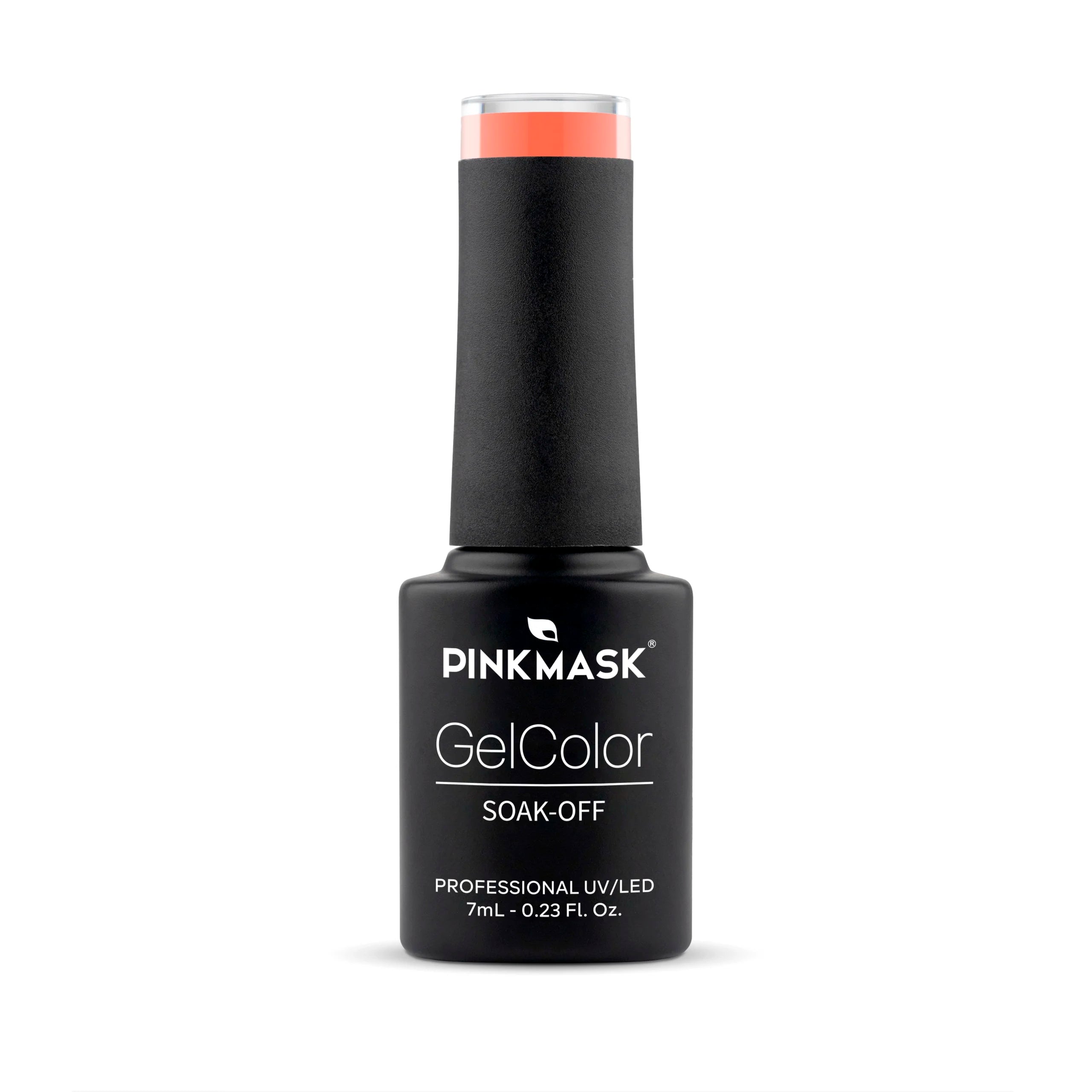 Gel de color naranja Tangerine de 7ml de Mi tienda, ideal para uñas con acabado brillante y vibrante.
