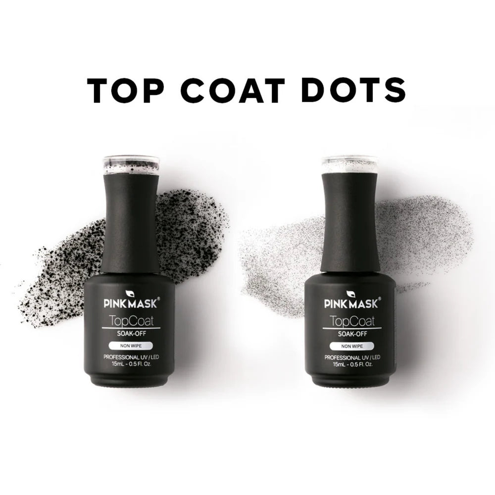 Gel Color - Top Coat - Dots #2