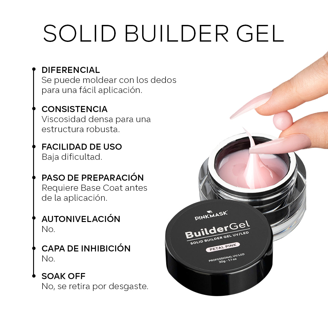 Solid Builder Gel - Pink Tourmaline