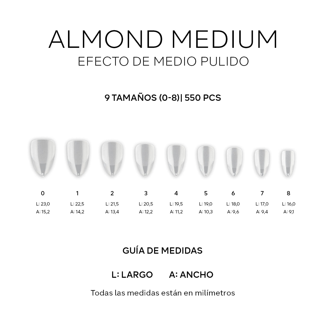 Easy Tip - Almond Medium - Size 3 Refill