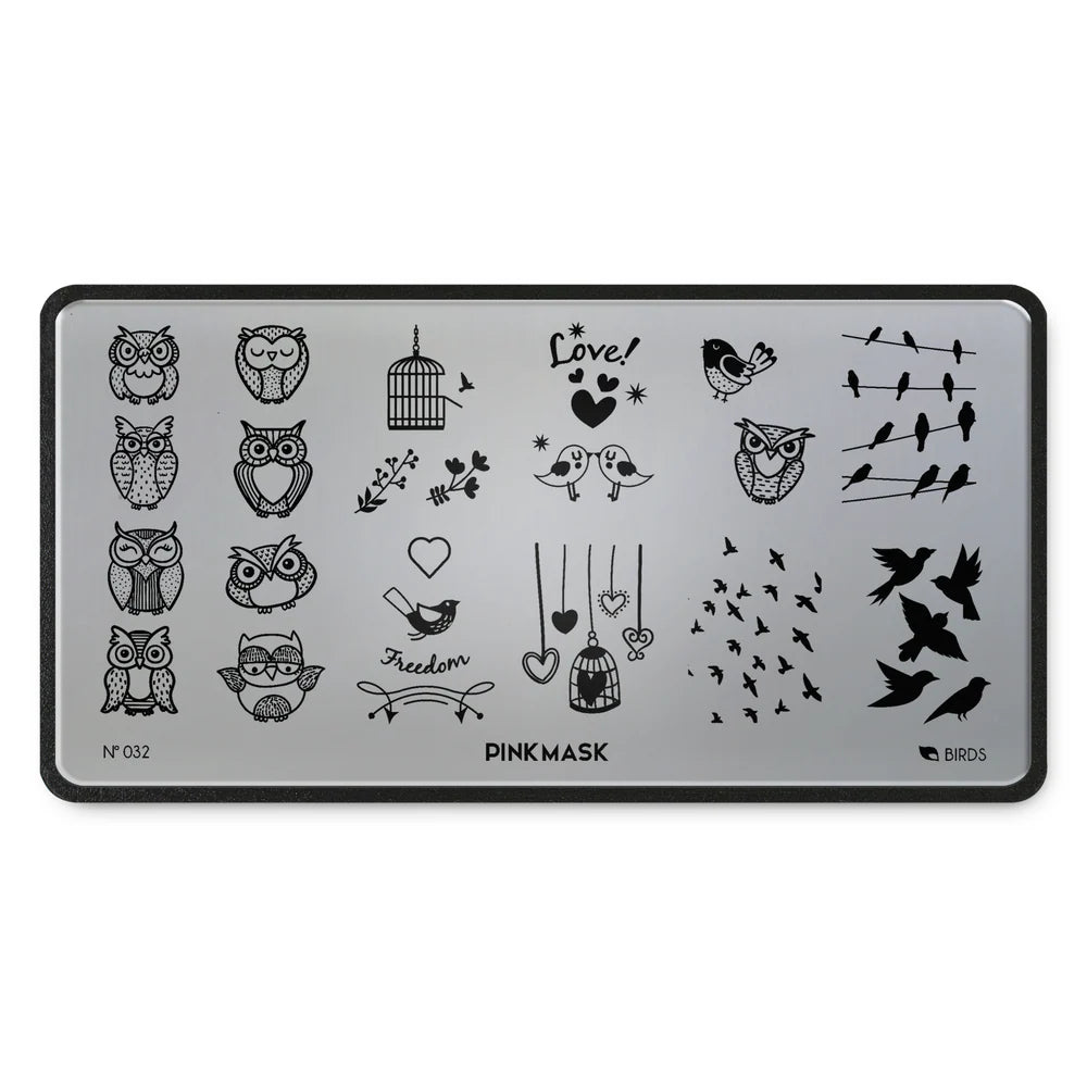 Placa de Stamping Birds #32