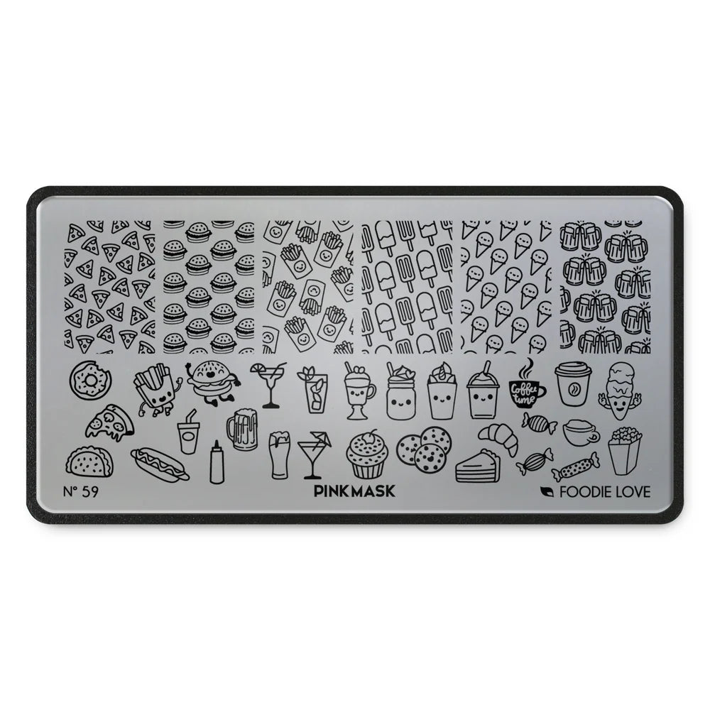 Placa de Stamping Foodie Love #59
